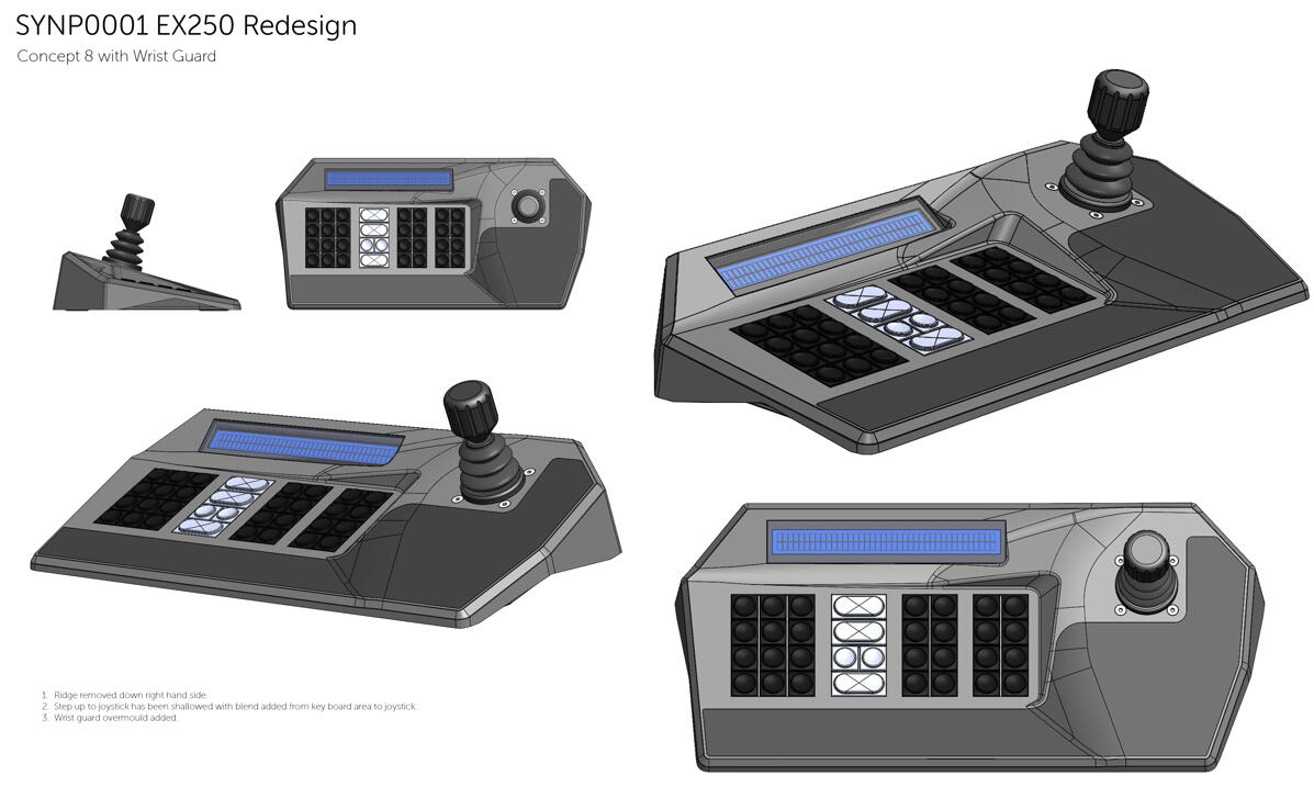 Industrial CCTV controller CAD - From concept through to start of production we handled everything including mechanical design, part selection and certification.